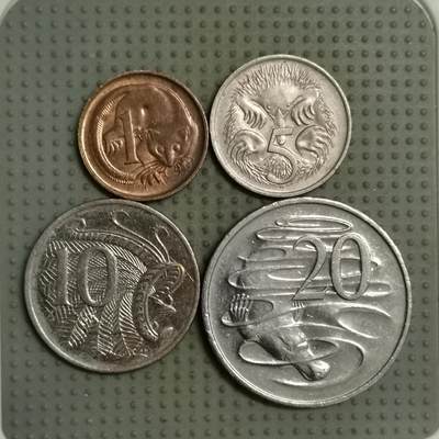 2025年第108场各国散币拍卖（总第108场） - 澳大利亚4枚