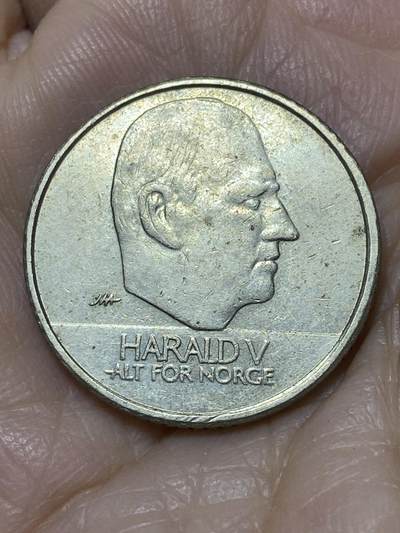 2025年第一百一十七场(总第一百四十三场）外国好品散币(免佣金) 挪威🇳🇴1996年10克朗(哈拉尔五世时期)