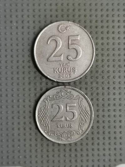 2025年第108场各国散币拍卖（总第108场） - 土耳其25库鲁2枚