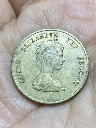 2025年第一百一十七场(总第一百四十三场）外国好品散币(免佣金) 东加勒比1981年1元(伊丽莎白二世中年花冠)