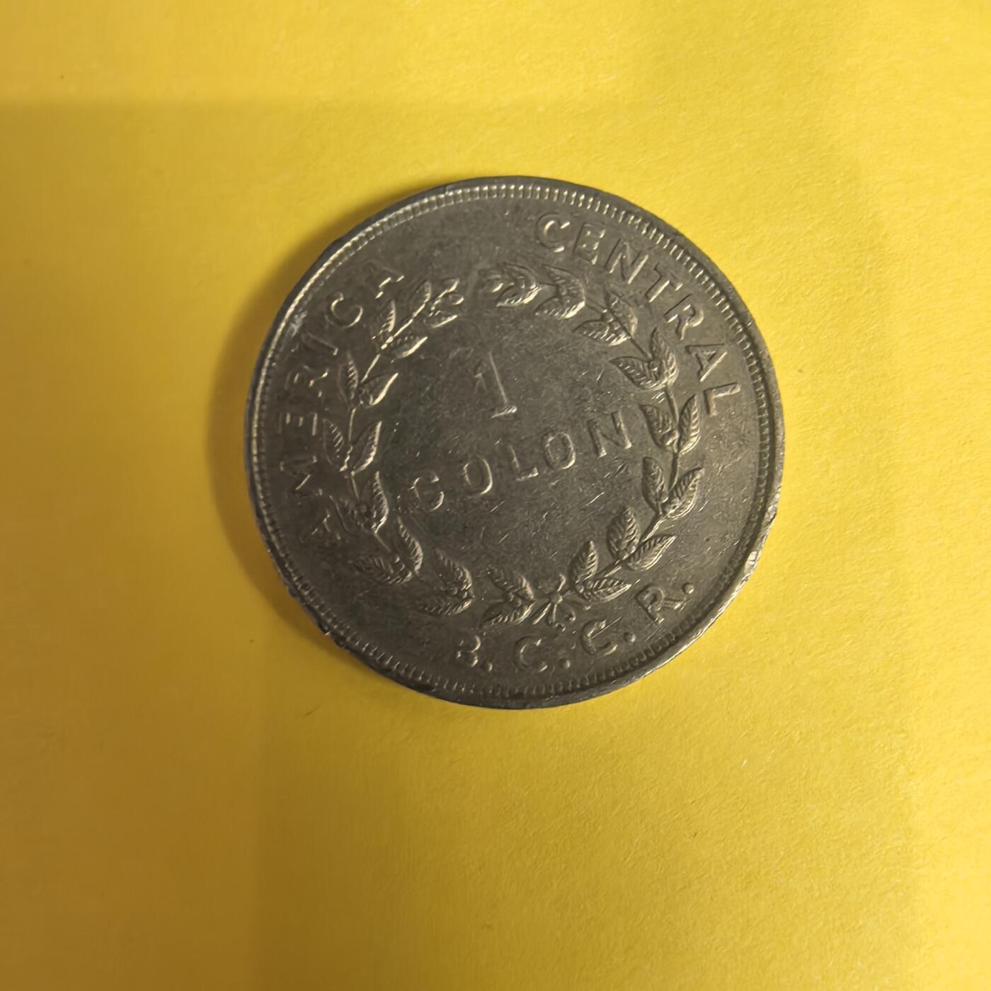 泡泡币外币第十五场可代拍15038385335微信 1978年哥斯达黎加1元