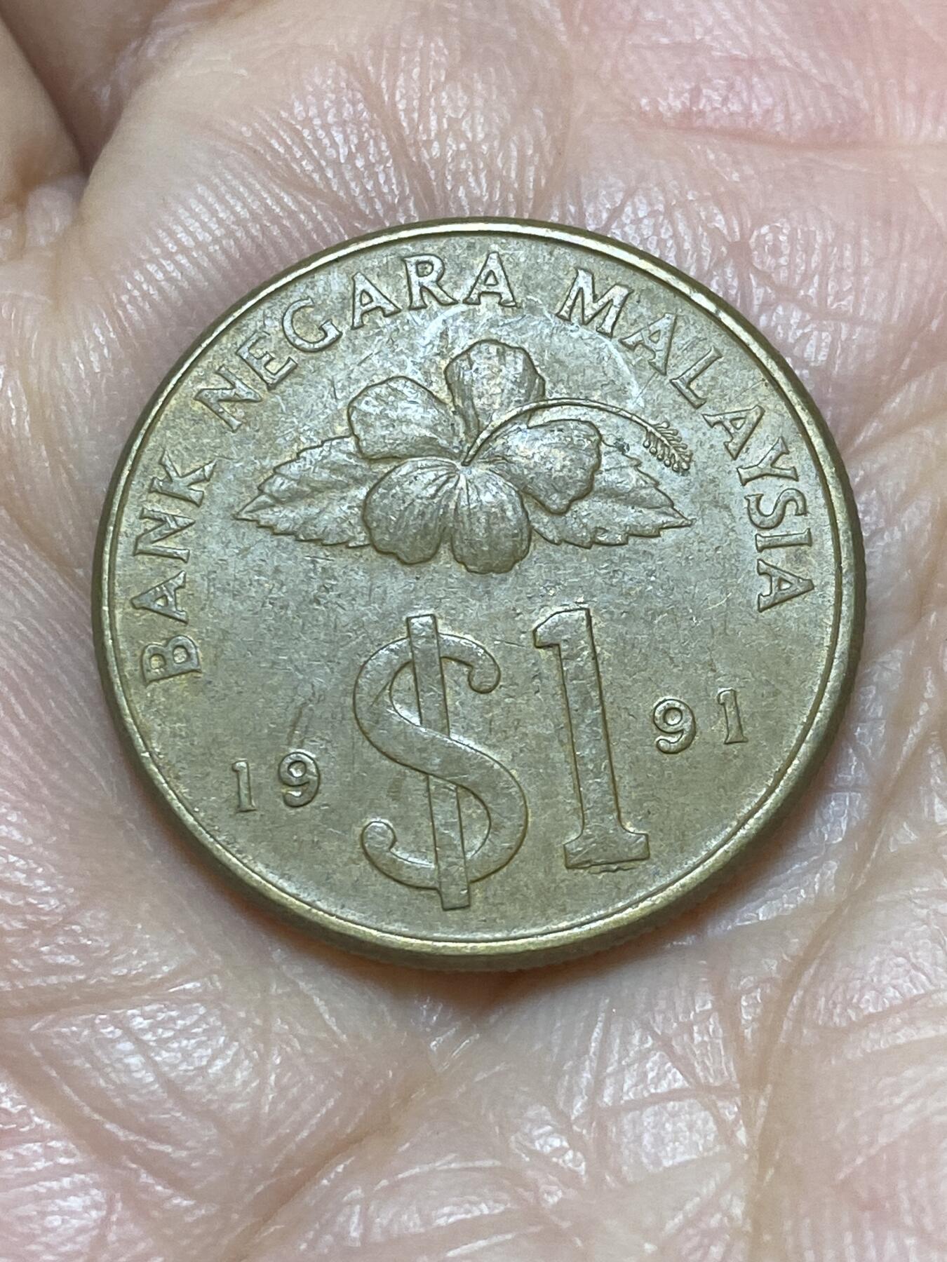 2025年第一百一十七场(总第一百四十三场）外国好品散币(免佣金) 马来西亚🇲🇾1991年1林吉特