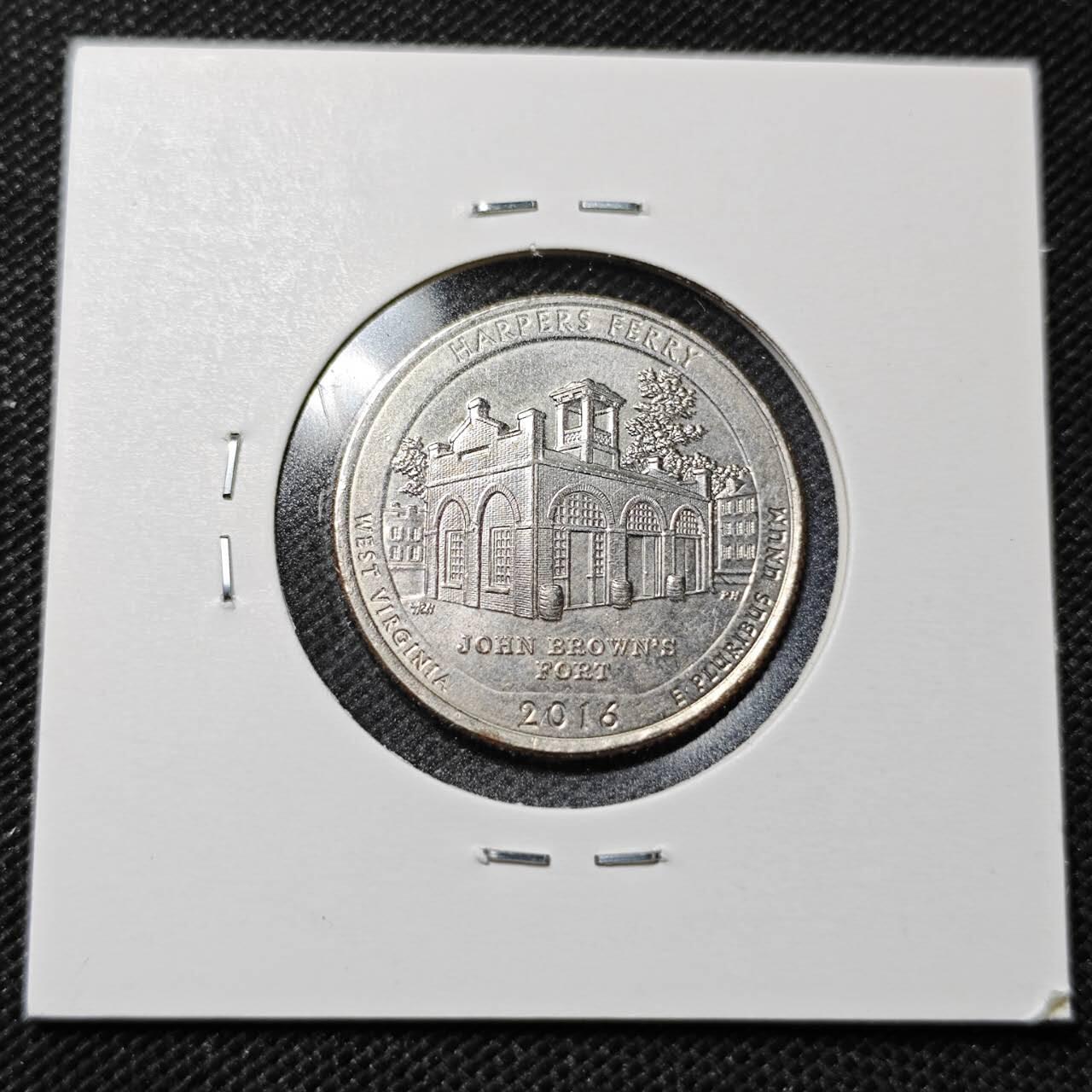 KK钱币收藏小铺  第359场  2月预留时间 周末发货 2016美国25美分 纪念币