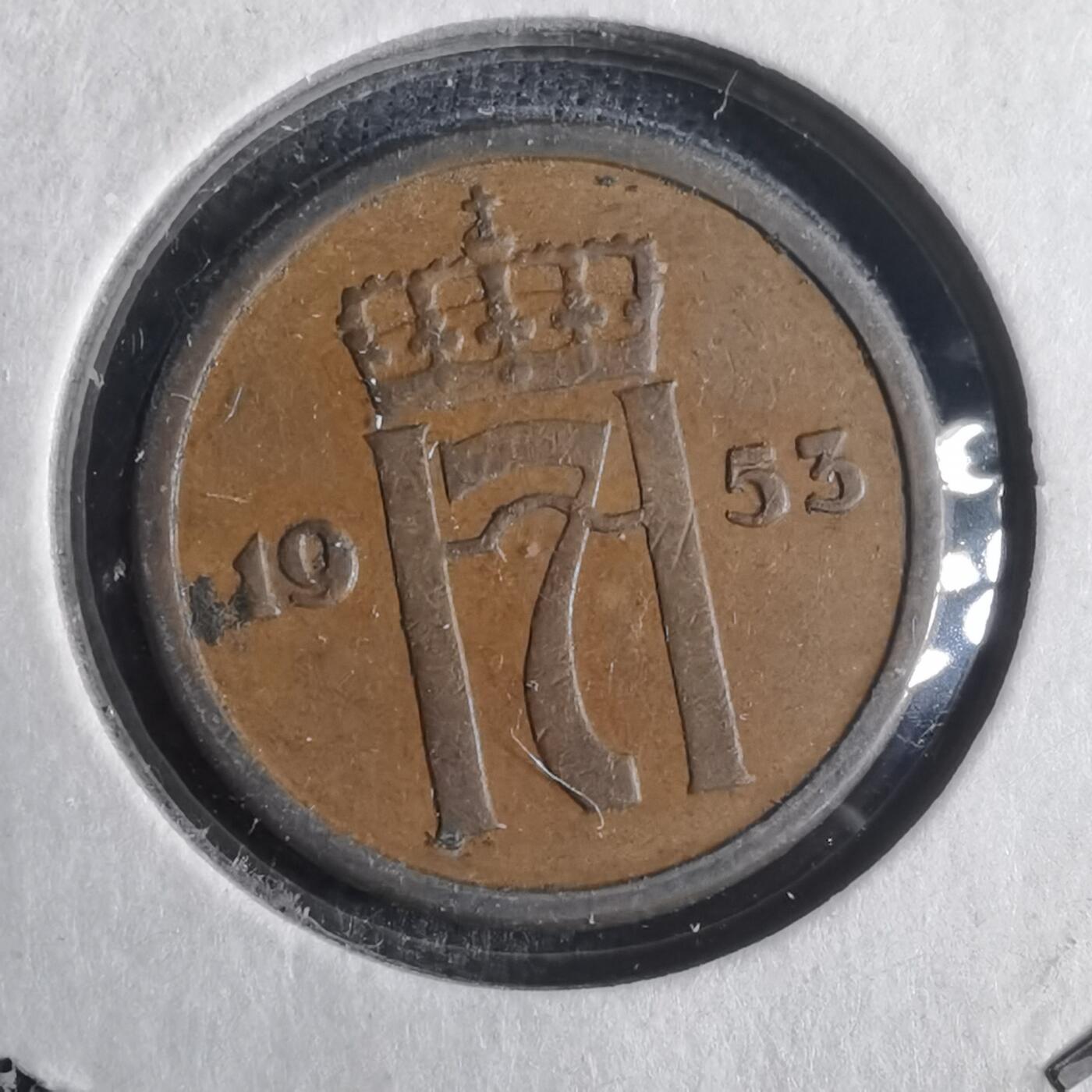 沼泽如烟--第883场 挪威1953年1欧尔