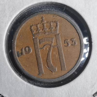 沼泽如烟--第883场 - 挪威1953年1欧尔