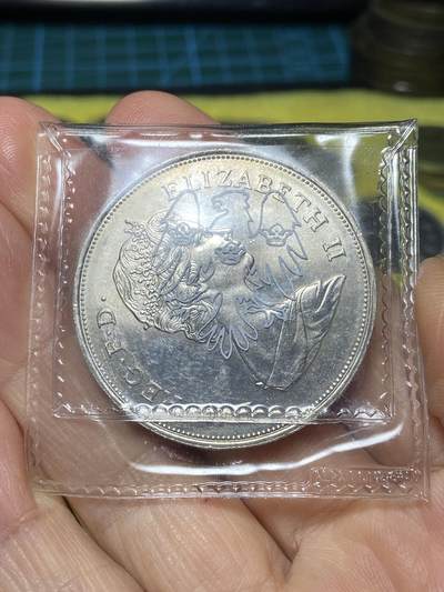 2025年第一百一十七场(总第一百四十三场）外国好品散币(免佣金) 英国🇬🇧1980年25便士(伊丽莎白二世女王母亲80岁寿辰纪念币)