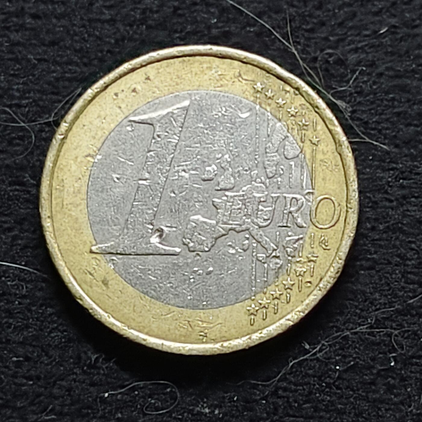 【全场包邮】纯粹捡漏拍472场（免费代拍第9场） 德国2002年1欧元双色币