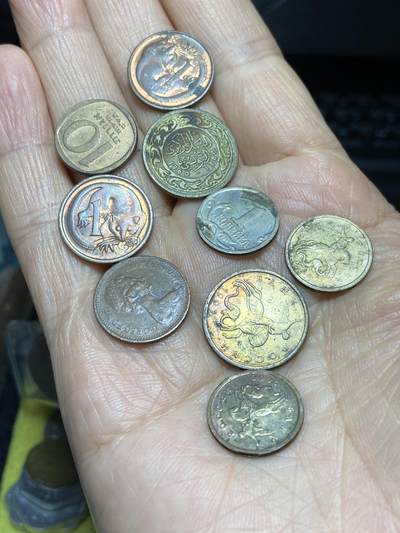 2025年第一百一十七场(总第一百四十三场）外国好品散币(免佣金) 各国散币9枚