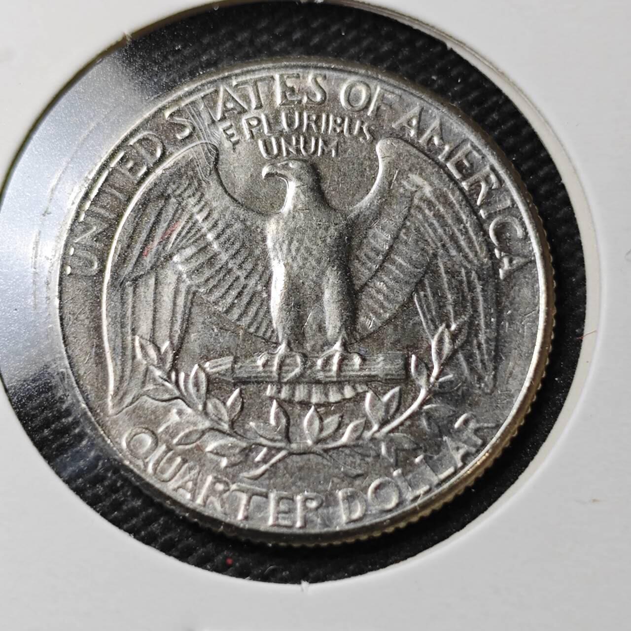 KK钱币收藏小铺  第358场  2月预留时间 周末发货  1984美国25分 好品