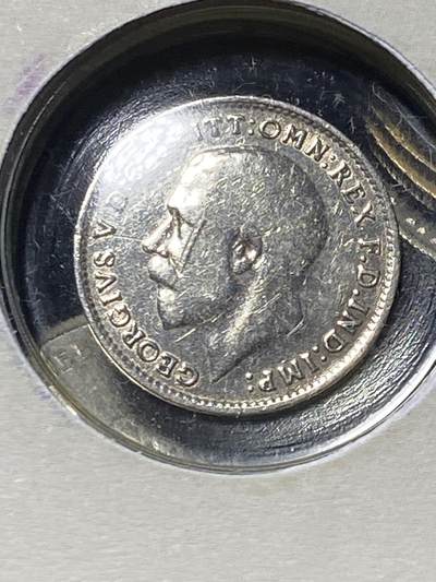 2025年第一百一十七场(总第一百四十三场）外国好品散币(免佣金) 少见邮币–英国🇬🇧1917年3便士银币(2007年帕斯尚尔战役90周年纪念封，含1917年乔治五世第一版3便士一枚，925高银)