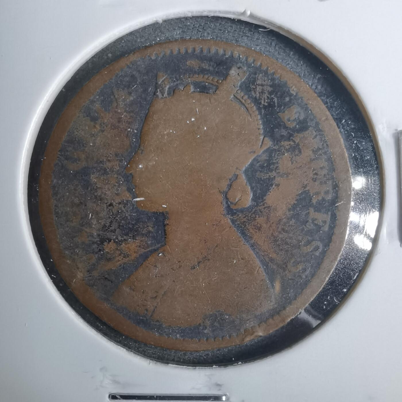 沼泽如烟--第883场 英属印度1882年四分之一安娜