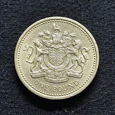 【全场包邮】纯粹捡漏拍472场（免费代拍第9场） - 英国1983年1镑花冠女王联合王国盾徽