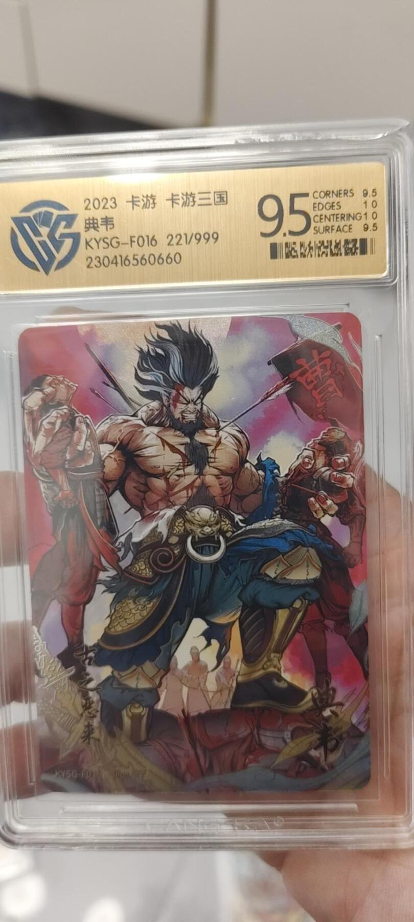 秋原瞳的小店第二十六期（持续收拍，日子飞快，转眼又是一年冬来到） 卡游三国一弹流芳传韵编221/999典韦