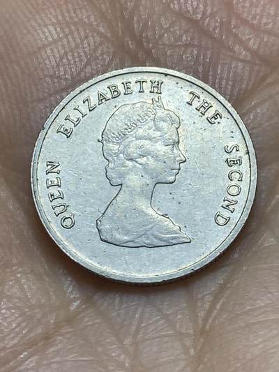 2025年第一百一十七场(总第一百四十三场）外国好品散币(免佣金) 东加勒比1991年10分(伊丽莎白二世中年花冠)