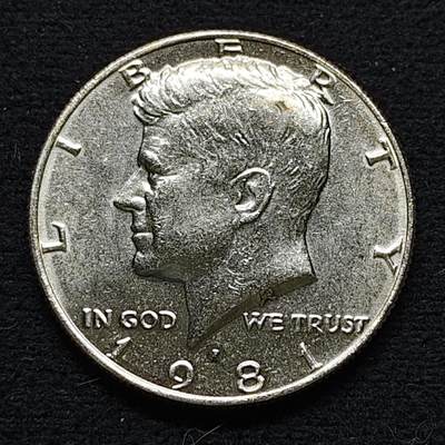 【全场包邮】纯粹捡漏拍472场（免费代拍第9场） - 美国1981年肯尼迪50分