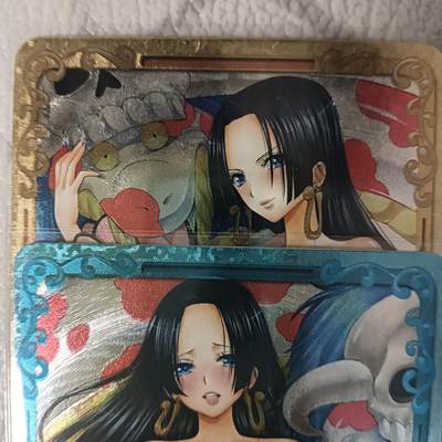 花开卡拍第44期（10月26号周日截拍，品控勿拍!!!拍品不寄存，运费5元，自制卡难免瑕疵，可能存在轻微撞角爆边等出厂瑕疵，品控介意勿拍！） - 江东卡牌 花纹边框-女帝2张 粗闪