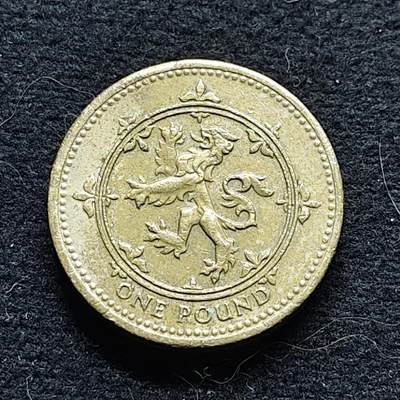 【全场包邮】纯粹捡漏拍472场（免费代拍第9场） - 英国1994年1镑四邦国盾徽系列苏格兰狮徽纪念币