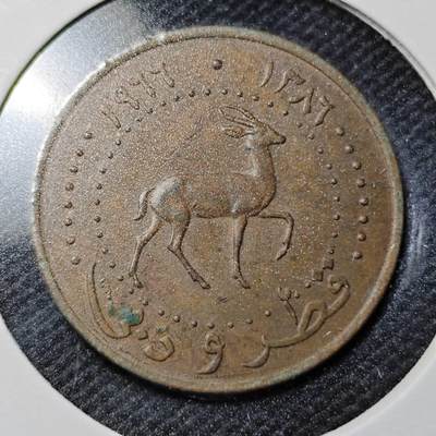 KK钱币收藏小铺  第358场  2月预留时间 周末发货 -  卡塔尔和迪拜5费尔铜币