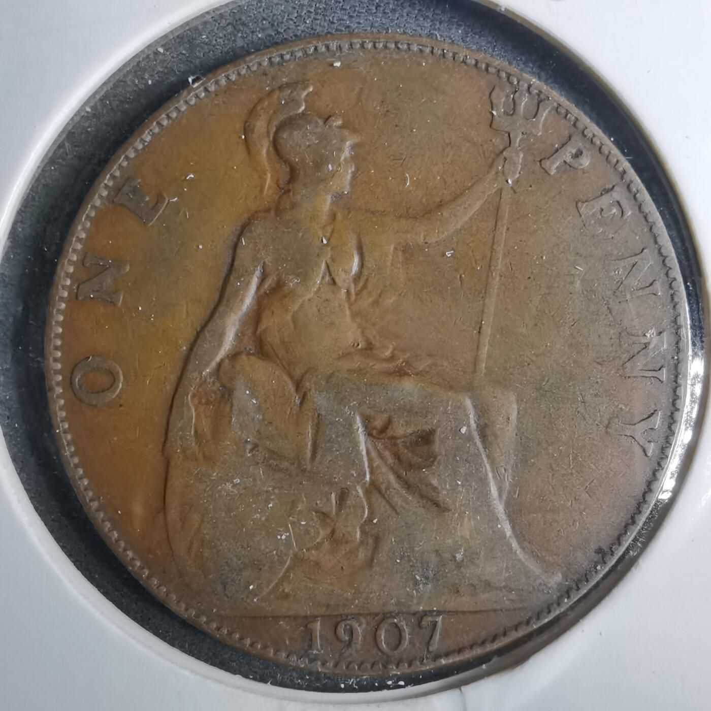 沼泽如烟--第883场 英国1907年1便士