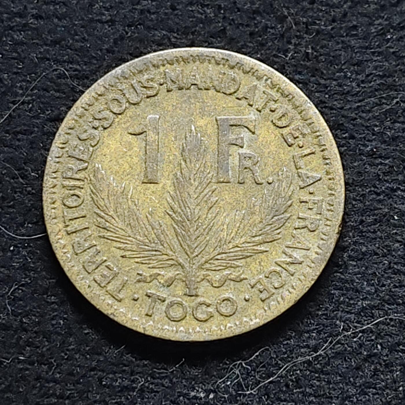 【全场包邮】纯粹捡漏拍472场（免费代拍第9场） 法属多哥1924年1法郎