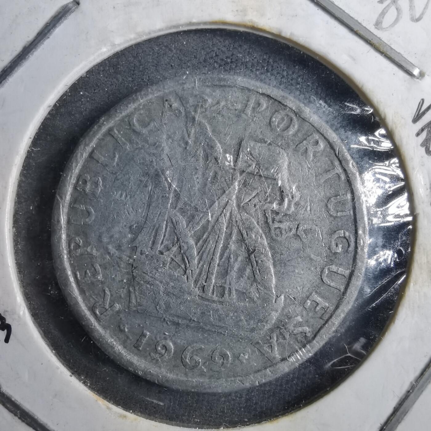沼泽如烟--第882场 葡萄牙1969年5埃斯库多差品