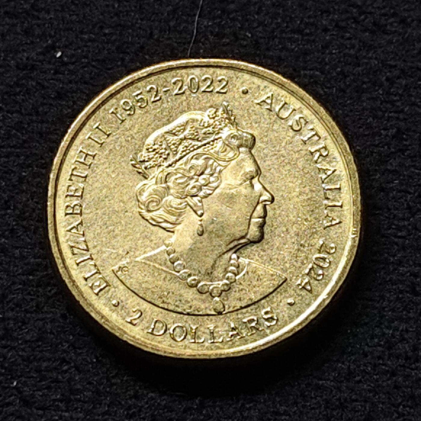 【全场包邮】纯粹捡漏拍472场（免费代拍第9场） 澳大利亚2024年2元国家男子橄榄球联盟彩色纪念币