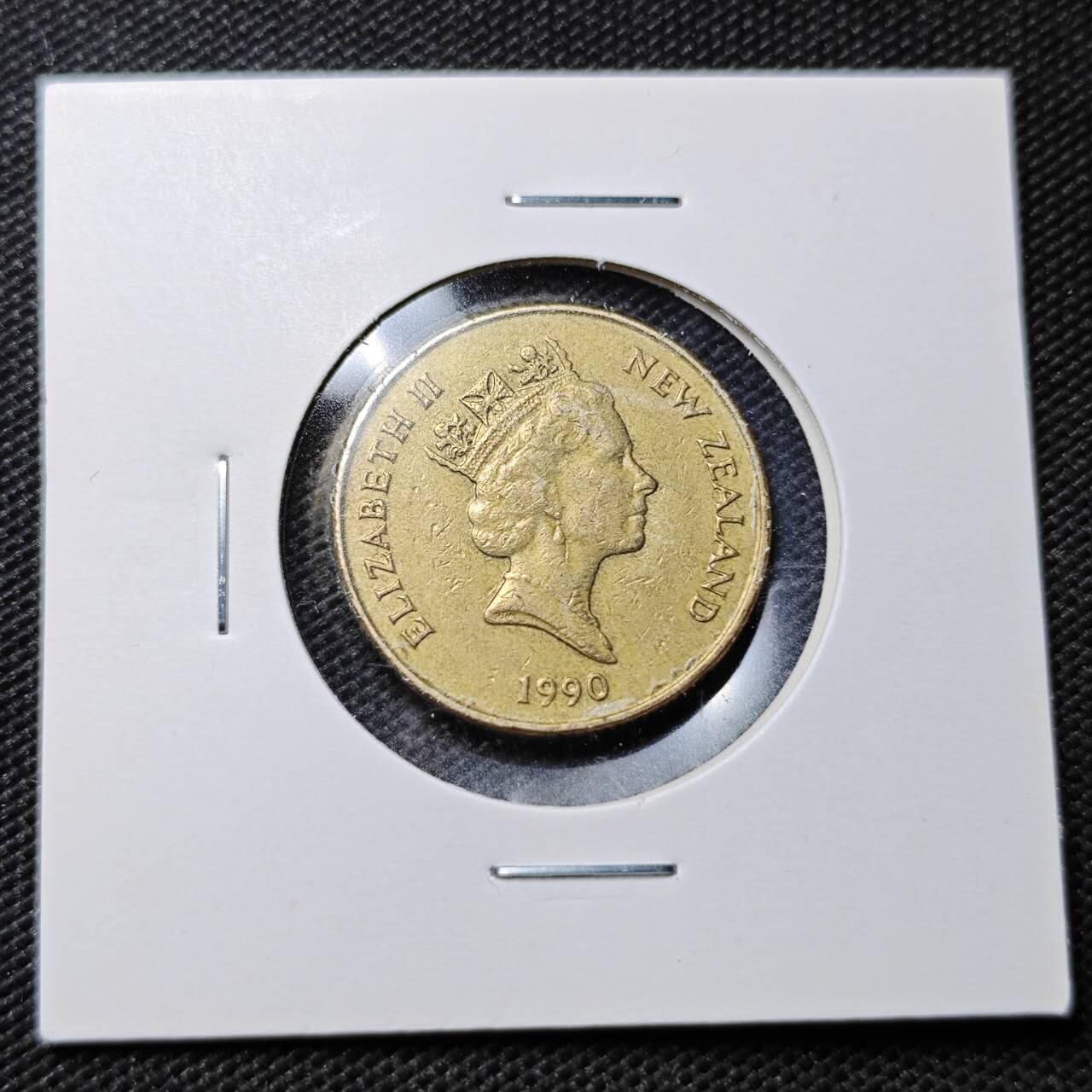 KK钱币收藏小铺  第358场  2月预留时间 周末发货  新西兰1元