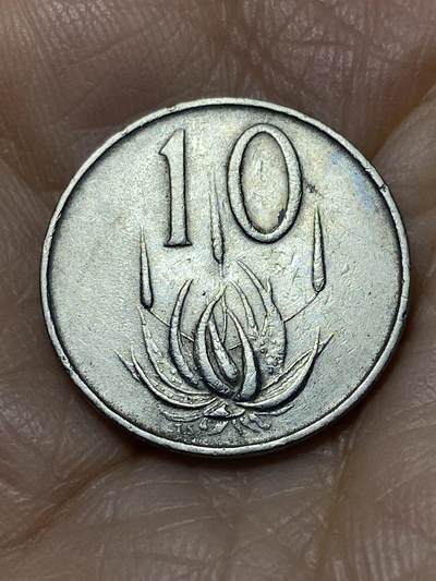 2025年第一百一十七场(总第一百四十三场）外国好品散币(免佣金) - 南非🇿🇦1965年10分(独立后第二套，布尔语版)