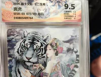 寸草不生拍卖会 第十二期 - 2024 焱卡文化 十二生肖寅虎SESX-03 0721180 彩闪