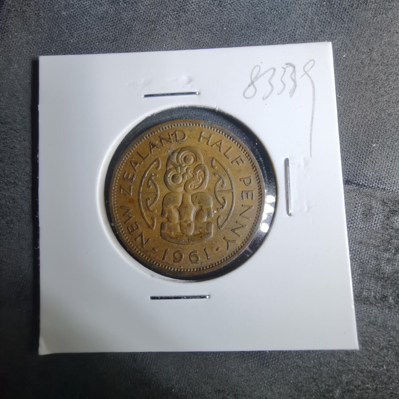 沼泽如烟--第883场 新西兰1961年半便士