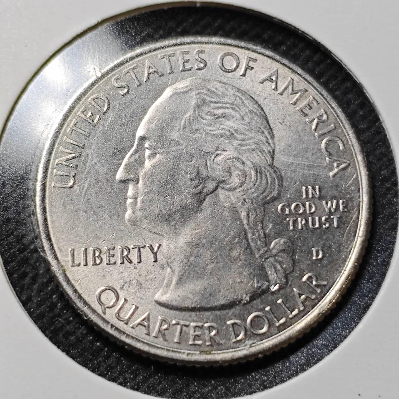 KK钱币收藏小铺  第359场  2月预留时间 周末发货 2016美国25美分 纪念币