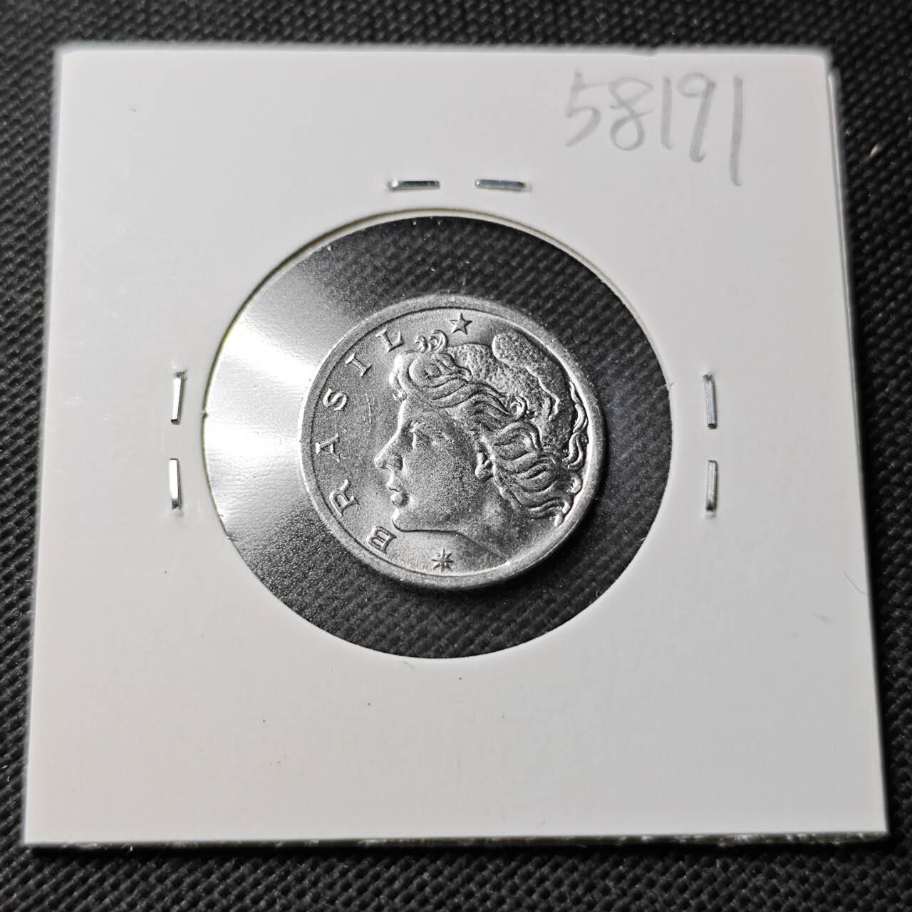 KK钱币收藏小铺  第358场  2月预留时间 周末发货  巴西农粮纪念币2分