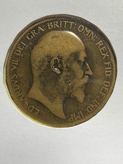 2025年第一百一十七场(总第一百四十三场）外国好品散币(免佣金) 邮币封–英国🇬🇧1907年1便士(纪念歌曲《哦，我真喜欢在海滨》（Oh, I Do Like to be Beside the Seaside）的发布百年纪念封，该歌曲由John A. Glover-Kind于1907年创作。内含爱德华七世1907年1便士一枚)