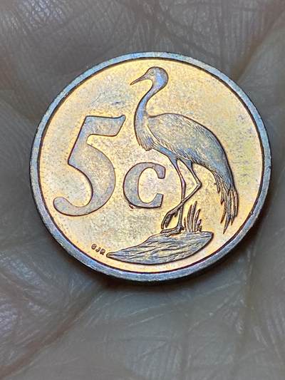 2025年第一百一十七场(总第一百四十三场）外国好品散币(免佣金) - 南非🇿🇦1999年5分