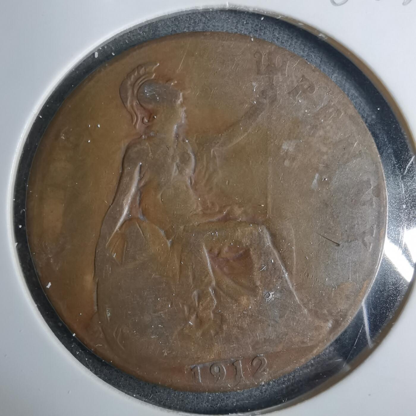 沼泽如烟--第883场 英国1912年1便士