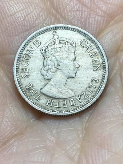 2025年第一百一十七场(总第一百四十三场）外国好品散币(免佣金) 英属加勒比领地1965年10分(伊丽莎白二世青年带冠)