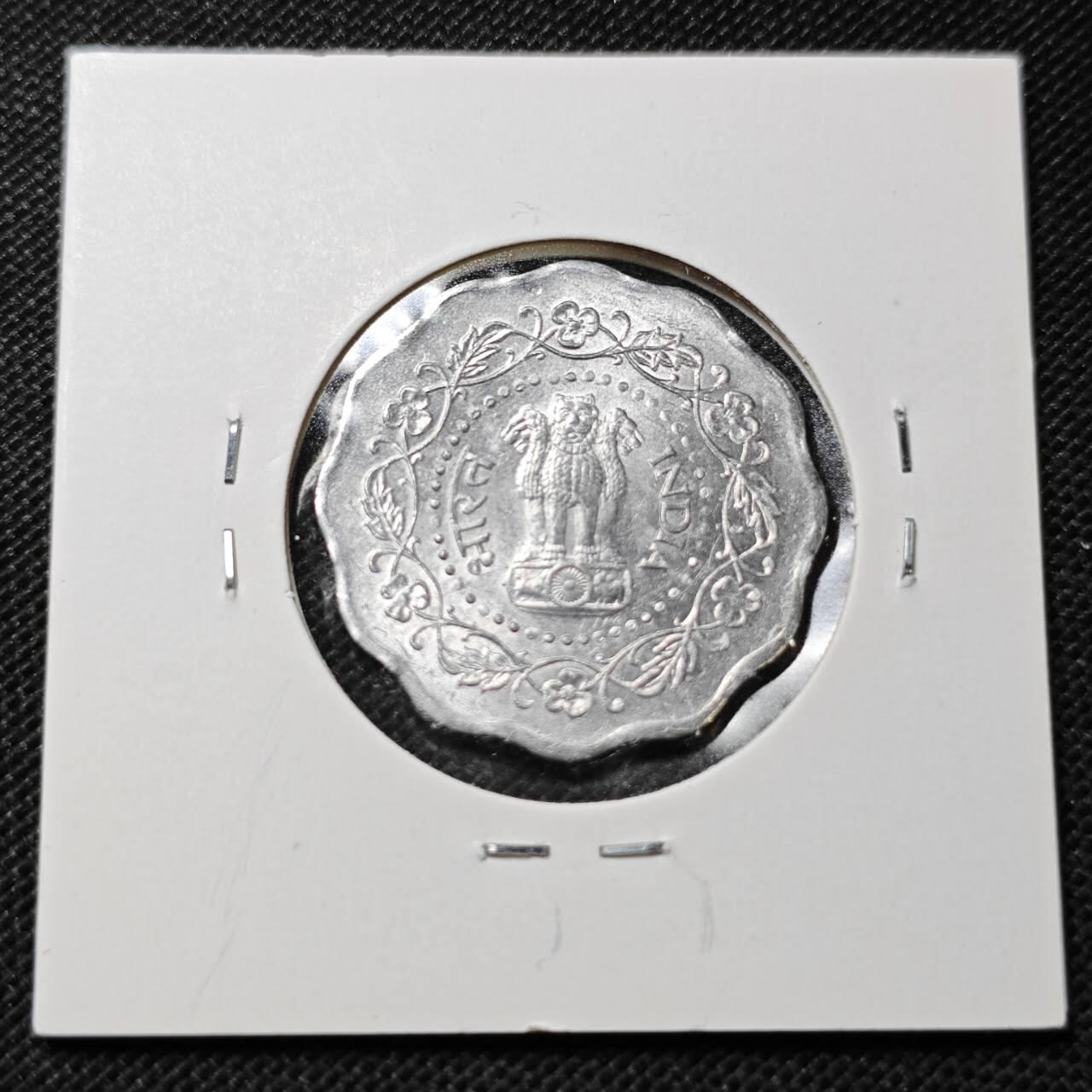 KK钱币收藏小铺  第359场  2月预留时间 周末发货  1980印度10派沙好品