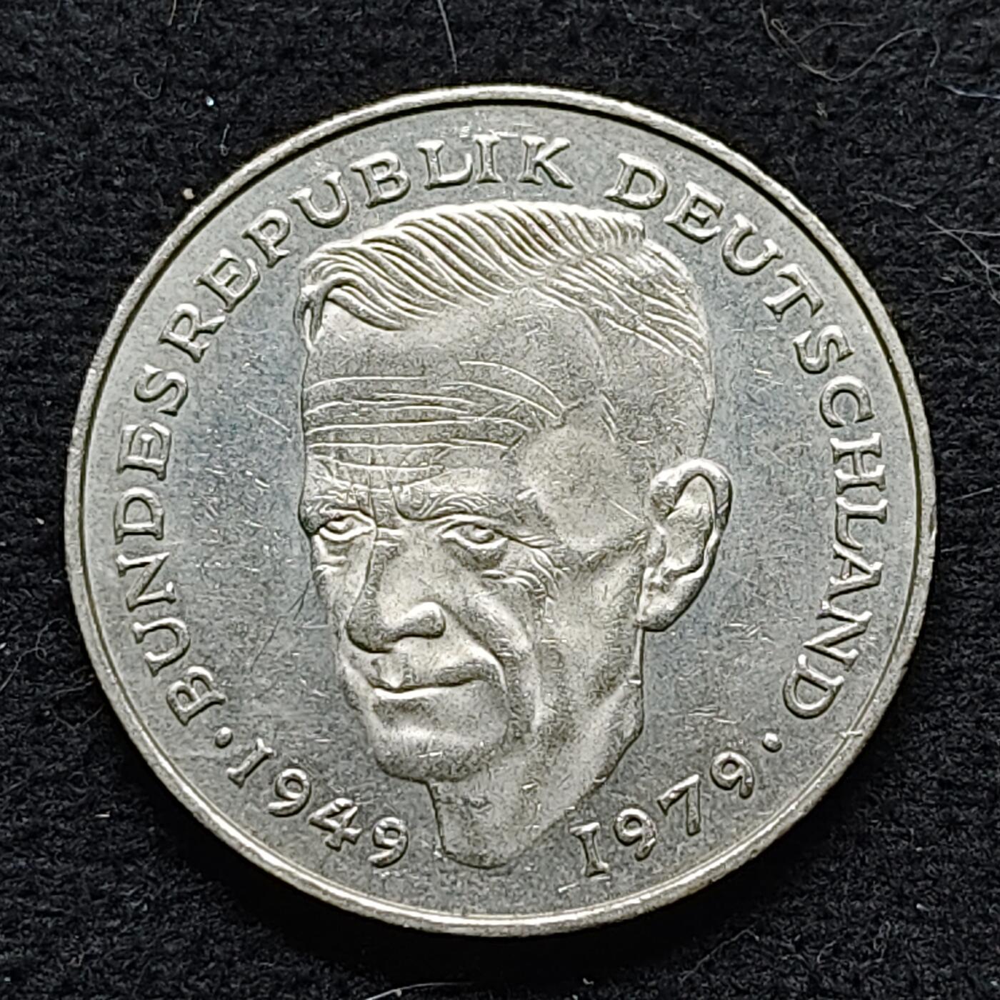 【全场包邮】纯粹捡漏拍472场（免费代拍第9场） 德国联邦德国1990年库尔特·舒马赫2马克