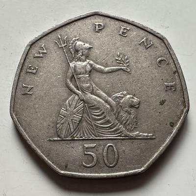 🌹外币初藏🌹🐯2025年第120场  每周二四六晚8️⃣点 接代拍 - 英国1969年50便士