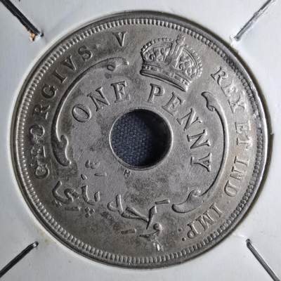 沼泽如烟--第887场 - 英属西非1912年1便士