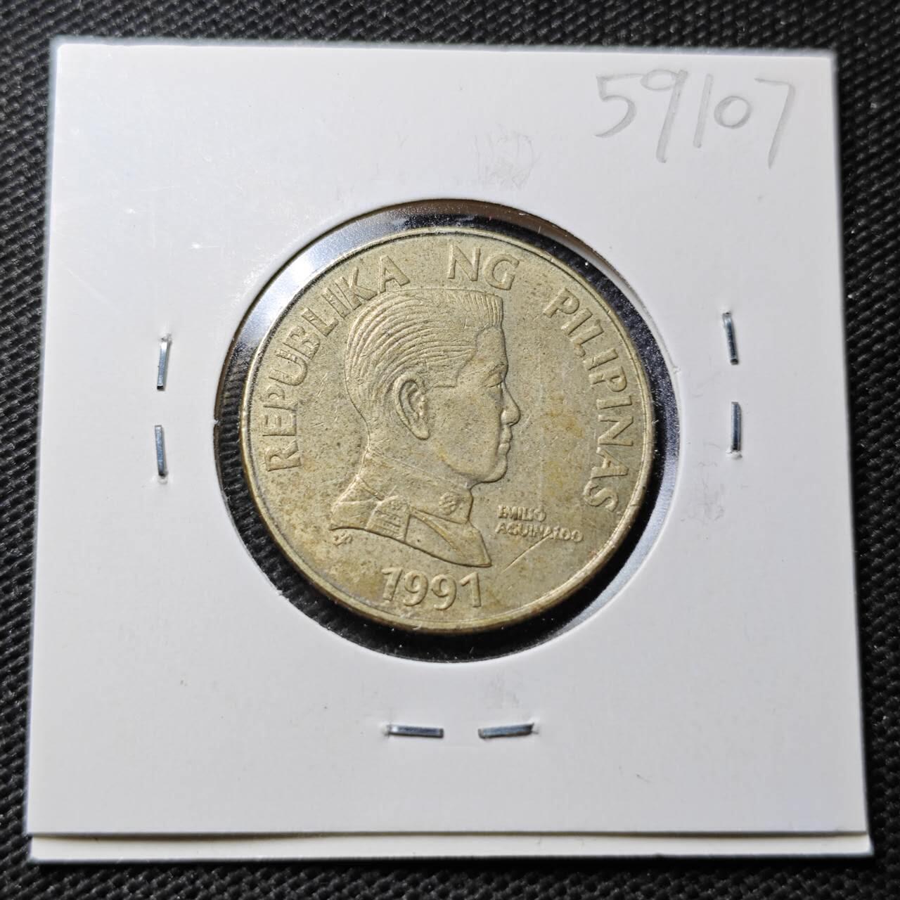 KK钱币收藏小铺  第359场  2月预留时间 周末发货  菲律宾5比索 少见