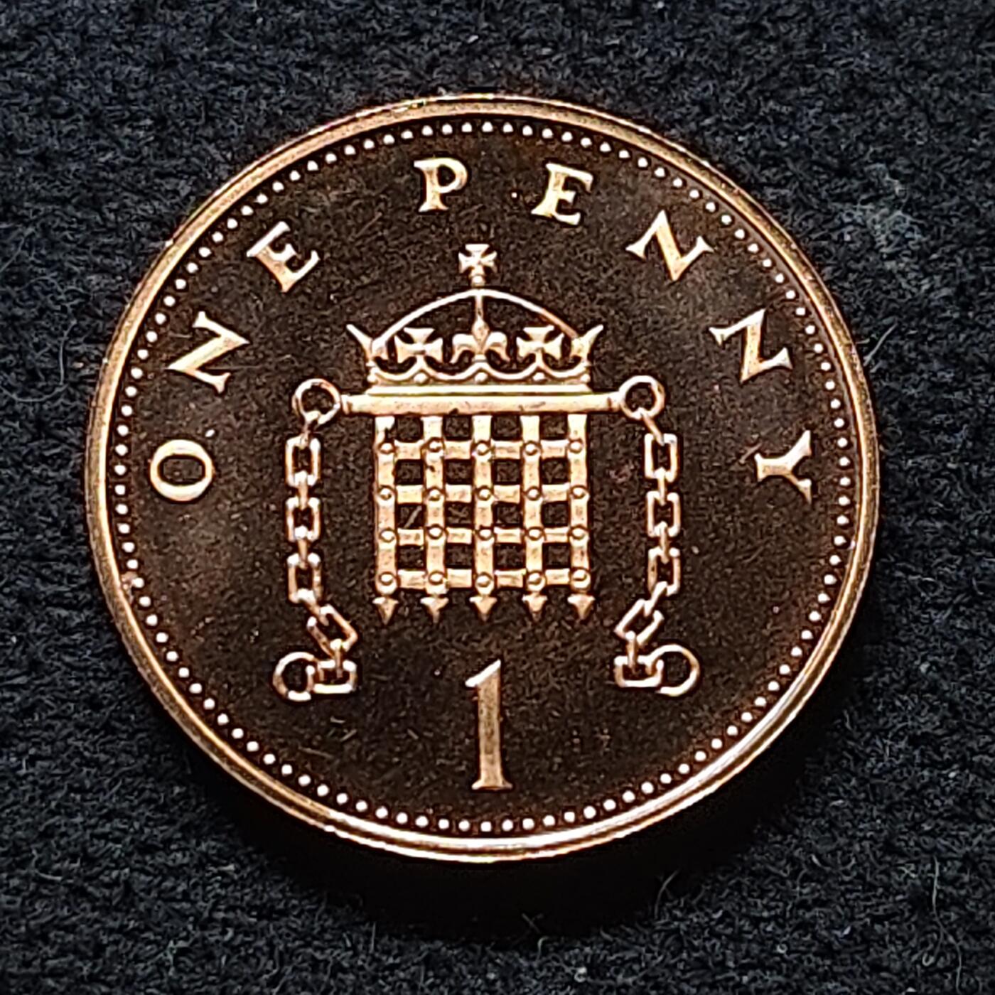 【全场包邮】纯粹捡漏拍472场（免费代拍第9场） 英国1997年1便士精制币