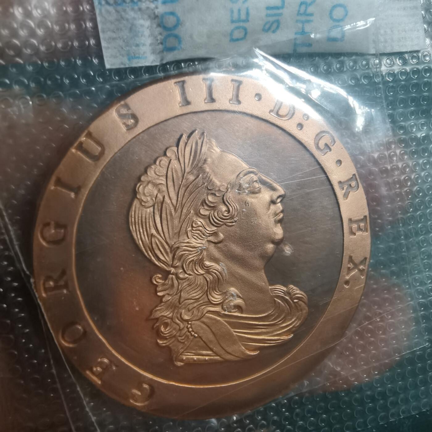 沼泽如烟--第887场 英国1797年复刻币金铜色一对