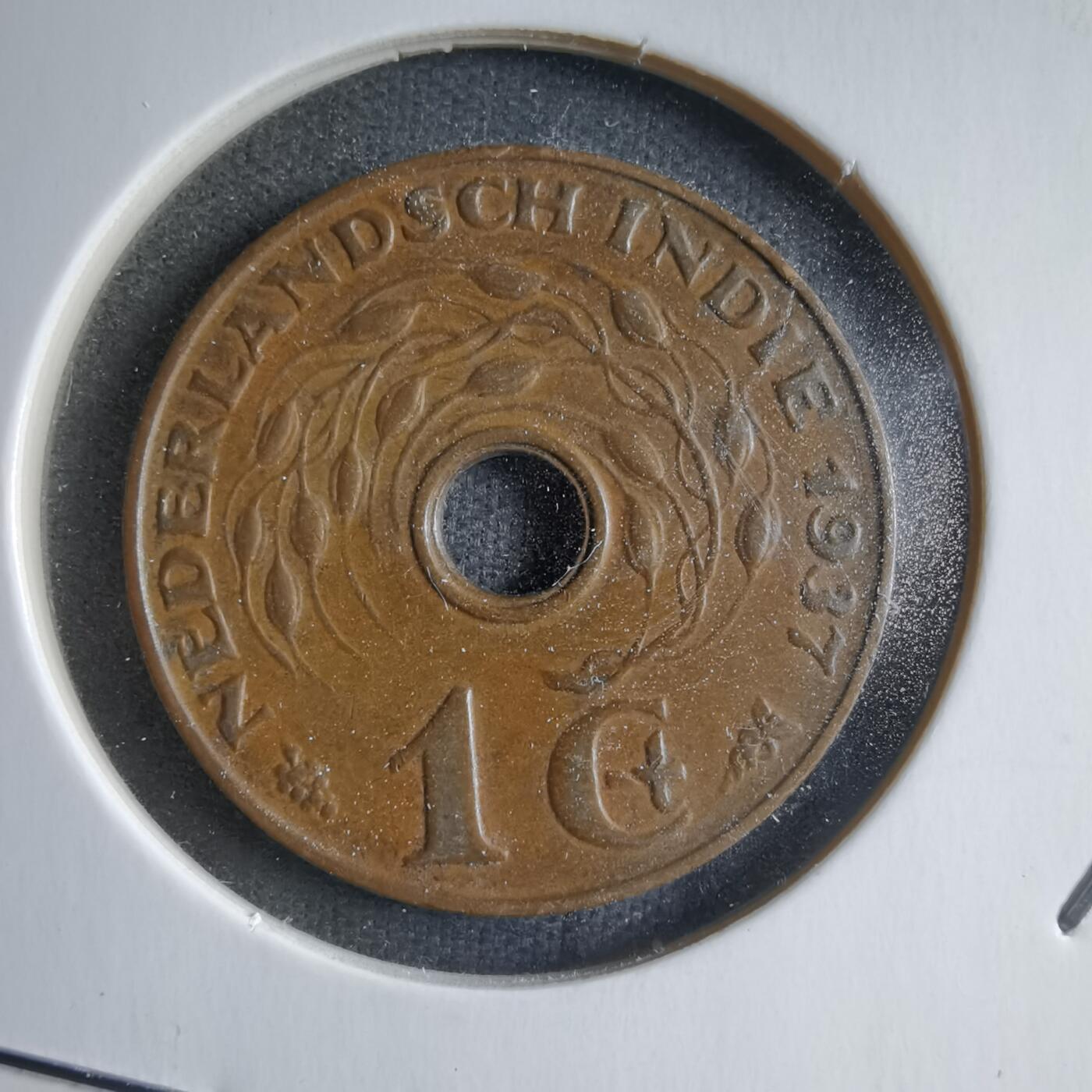 沼泽如烟--第887场 荷属东印度1937年一分