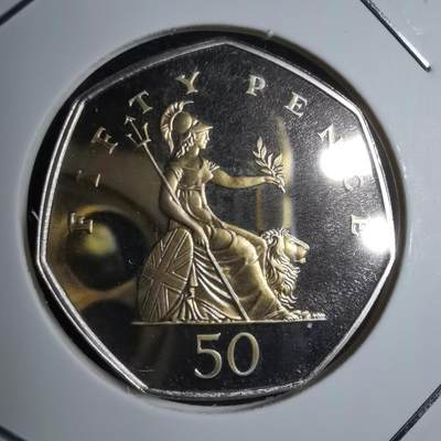 沼泽如烟--第887场 - 英国2008年50便士精制币
