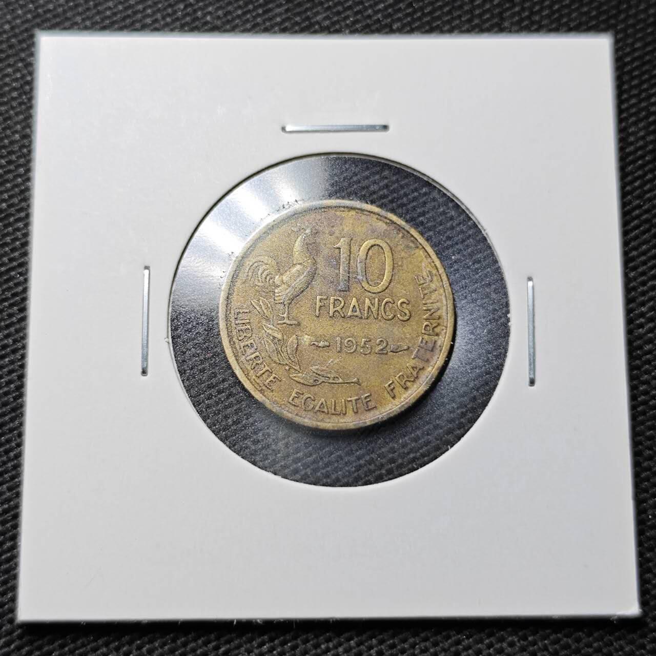 KK钱币收藏小铺  第359场  2月预留时间 周末发货  法国10法郎