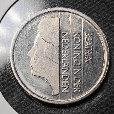 KK钱币收藏小铺  第359场  2月预留时间 周末发货 - 1995荷兰25分 好品 