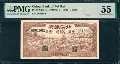 上海炎玺拍卖 玺韵华章：第三章 - 民国北海银行冀鲁边壹圆
