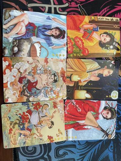 寸草不生拍卖会 第十二期 - 心染 四大美人特卡+天空四大美人