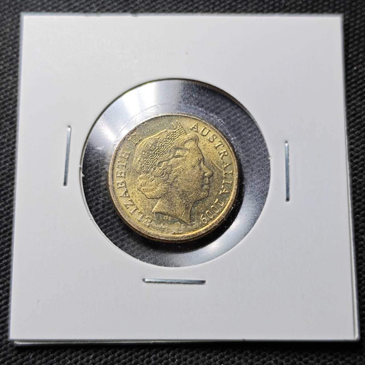 KK钱币收藏小铺  第359场  2月预留时间 周末发货  2009澳大利亚2元 拆卷品